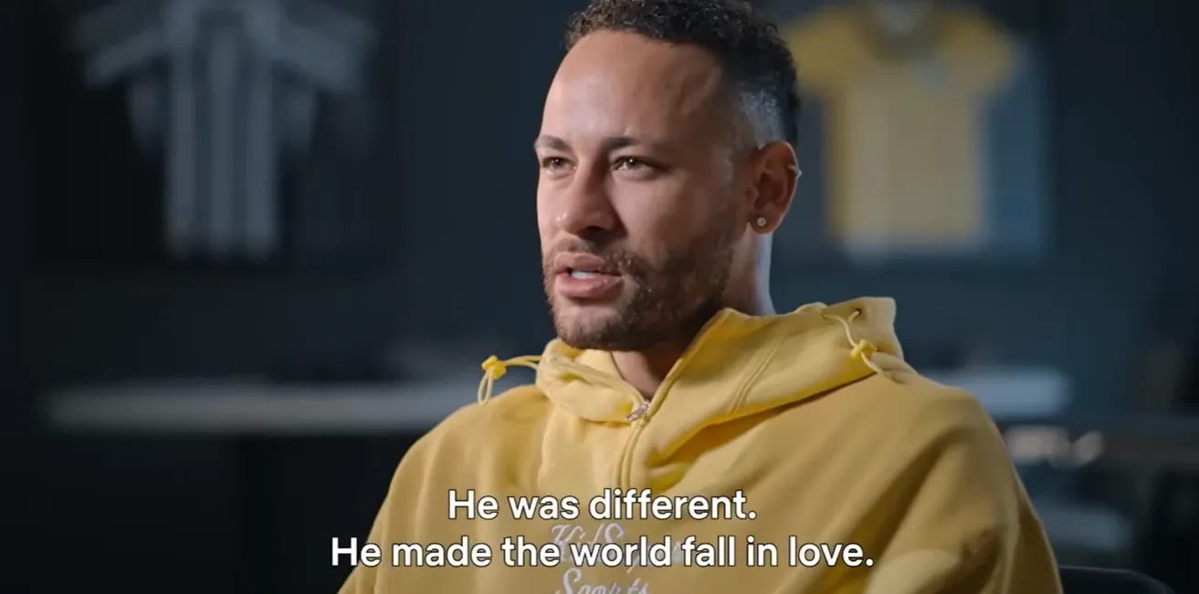 Neymar, jogador de futebol, depoimento, série Netflix, Ronaldinho Gaúcho