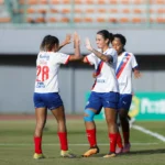 Time feminino do Bahia em jogo contra o Flamengo, Campeonato Brasileiro