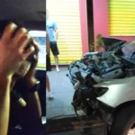 Acidente de carro fatal em Uberlândia com presença policial