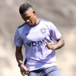 Jogadores do Botafogo e Chapecoense em partida do Brasileirão na Arena Condá