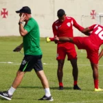 Time da Portuguesa treinando para o jogo com o América-RJ, escalação definida.