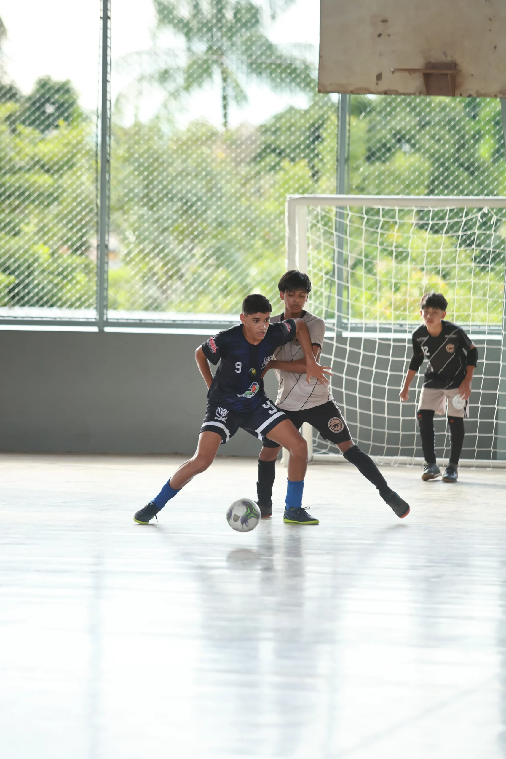 Futsal juvenil, Campeonato Acreano, jogadores em quadra, futsal sub-11, futsal sub-15, esporte no Acre