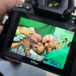 Ana Luísa Haas com seu filho Otto, neto de Gerson Brenner