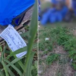 Layla da Silva Figueiredo, filha de Arthur Figueiredo, em frente ao cemitério em Cabo Frio, buscando os restos mortais do pai.