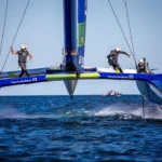 SailGP Rio de Janeiro, catamarã F50, Baía de Guanabara, Pão de Açúcar, vela de alta performance, Martine Grael