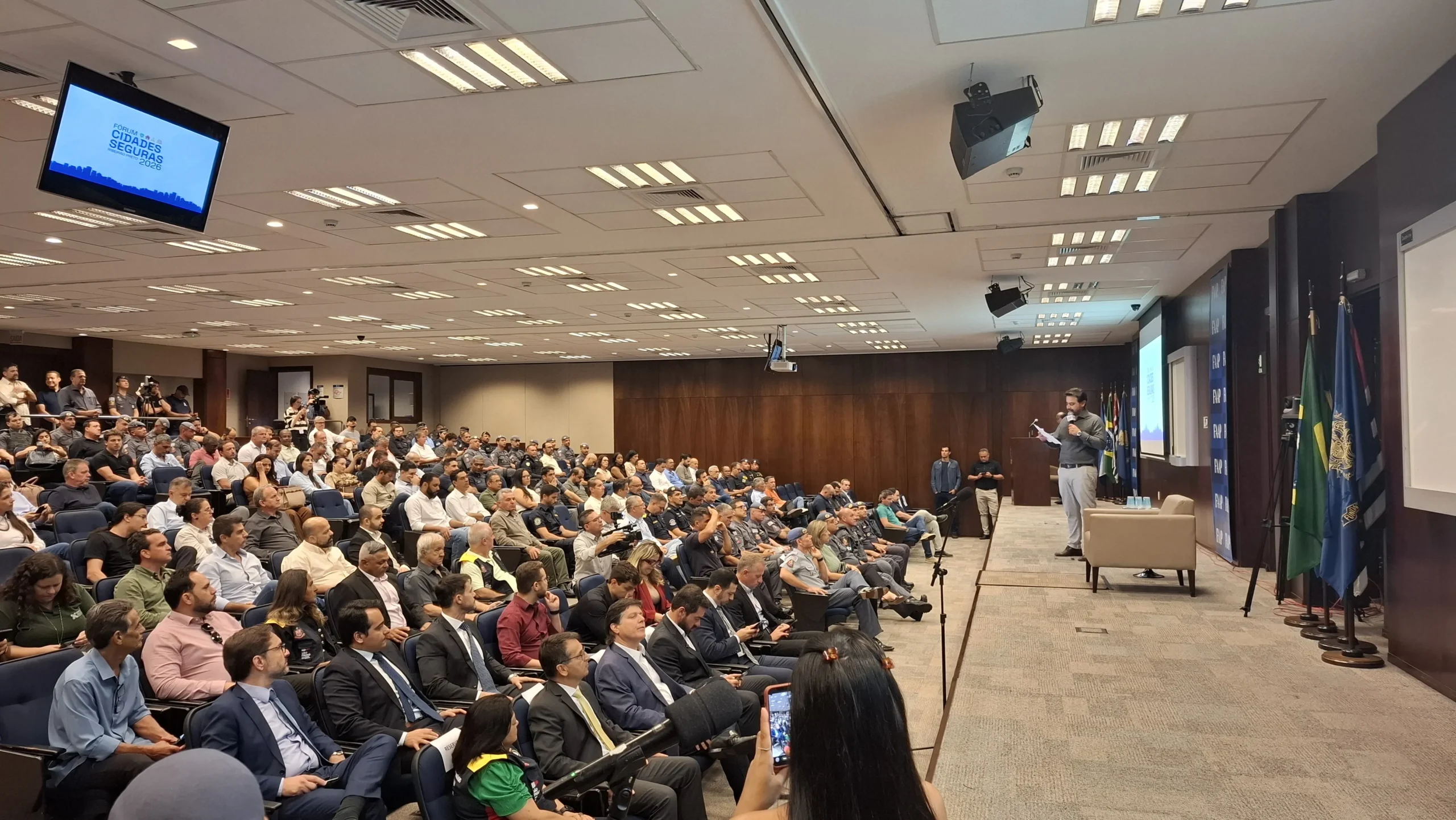 Fórum Cidades Seguras Ribeirão Preto, segurança pública, monitoramento por câmeras, Ricardo Silva