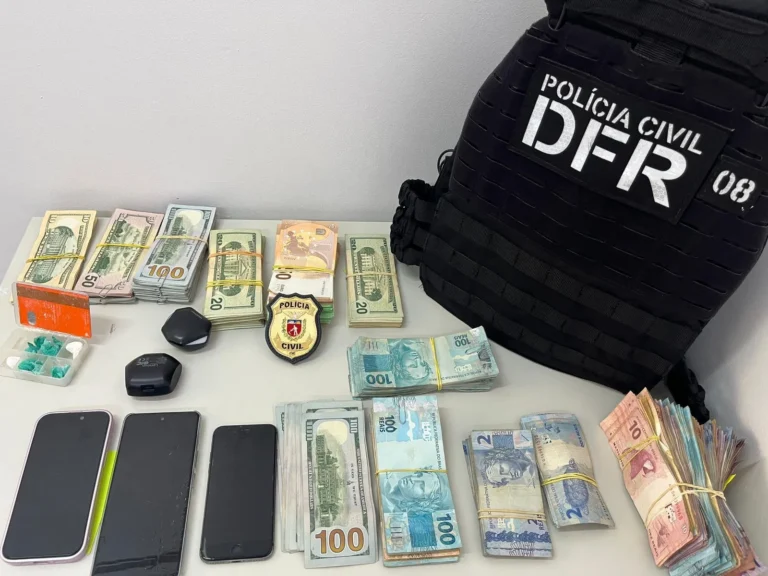 Polícia prende funcionário por furto casa de câmbio em motel