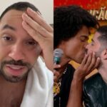 Gil do Vigor desmentindo rumores, Marcelo e Breno BBB26, selinho amizade