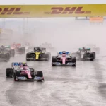 Carros de Fórmula 1 no GP da Turquia em Istanbul Park