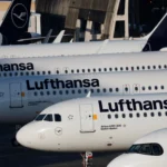 Avião Lufthansa parado, greve de pilotos, voos cancelados, aeroporto de Frankfurt