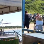 Discussão tensa em quiosque na Praia das Conchas, Cabo Frio