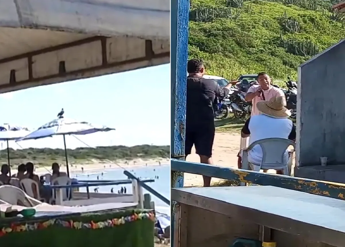 Discussão tensa em quiosque na Praia das Conchas, Cabo Frio