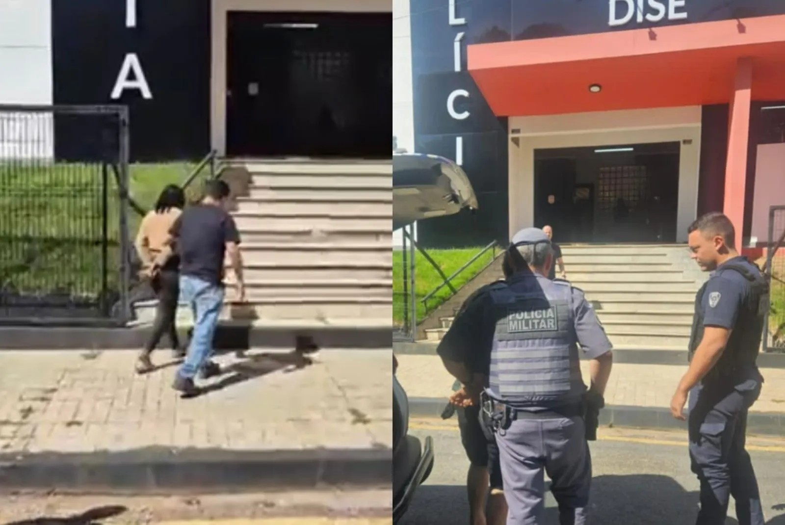 Agentes da polícia isolam área onde homem foi morto a pauladas em Itapetininga