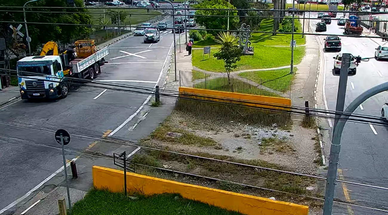 Guarda Civil Municipal de Mogi das Cruzes patrulhando a cidade