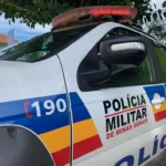 Viatura da PM MG em Campo do Meio após abordagem policial fatal