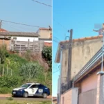 Homem no telhado em Itapeva, medida protetiva, GCM, Corpo de Bombeiros