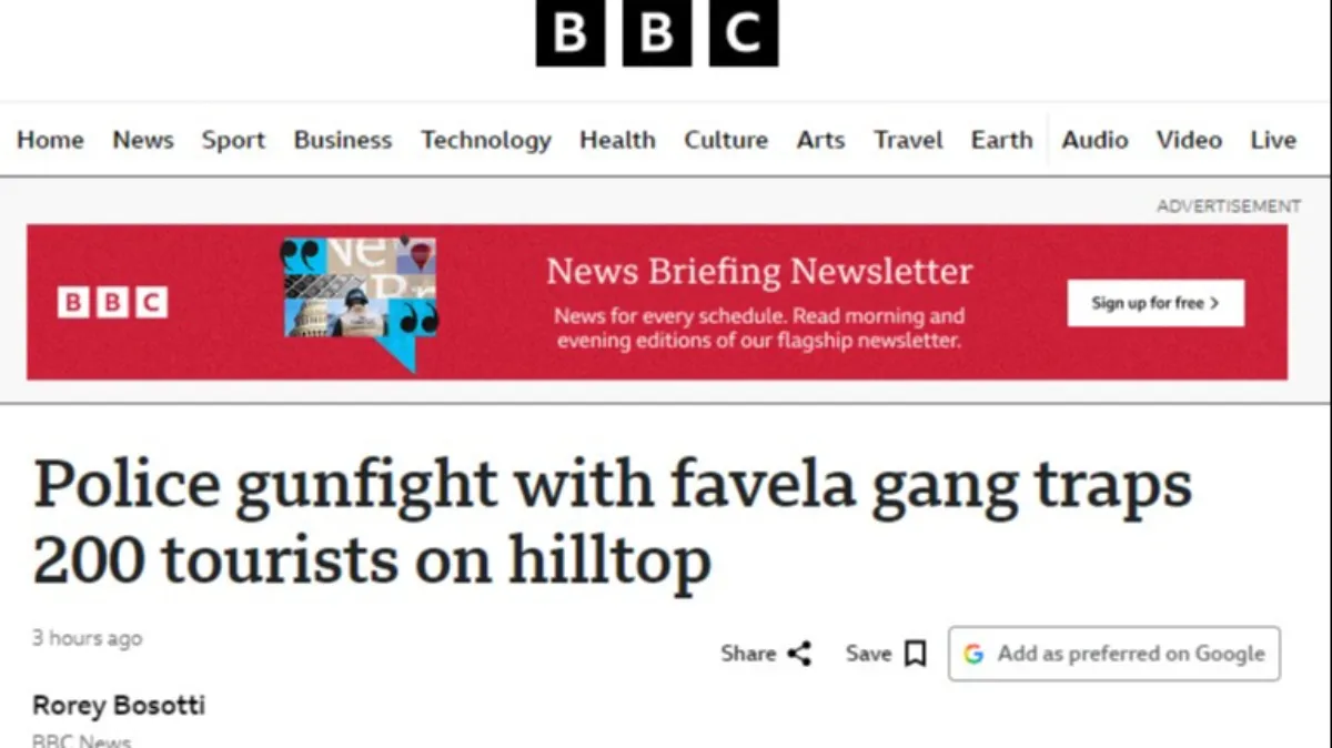 Operação no Vidigal, turistas isolados, Morro Dois Irmãos, Rio de Janeiro, polícia, favela