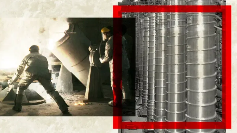 Urânio enriquecido, material nuclear em formato de pellet ou barra