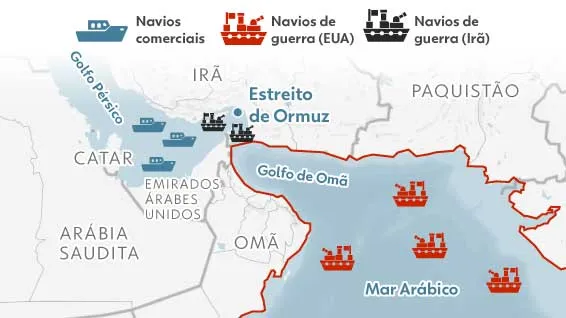 Estreito de Ormuz, navio cargueiro, navio iraniano, pedágio, tensão, Oriente Médio, navegação marítima