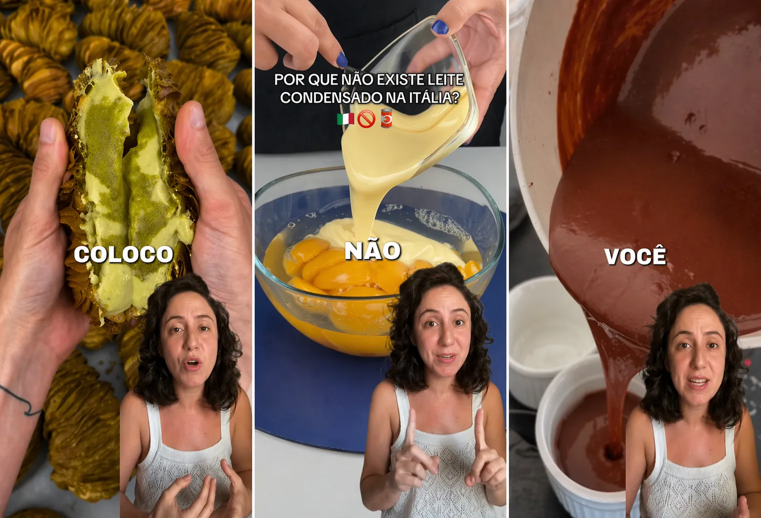 Brigadeiro brasileiro, doce italiano, lata de leite condensado, polêmica culinária