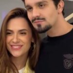 Jade Magalhães e Luan Santana na festa surpresa de aniversário