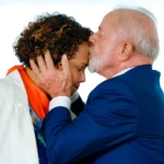 Lula e Janja em evento sobre violência contra a mulher