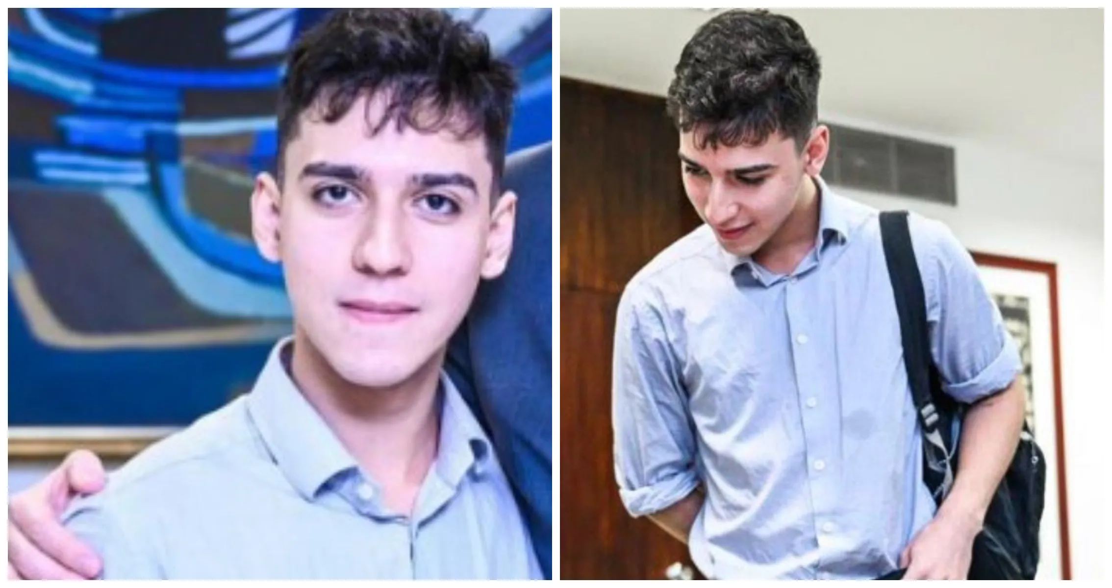 Foto de Igor de Aguiar Amazonas, jovem brasileiro desaparecido na Ucrânia.