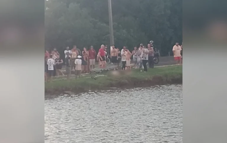 Lago municipal de Sarutaiá, Parque Waldemar Dognani, afogamento, tragédia