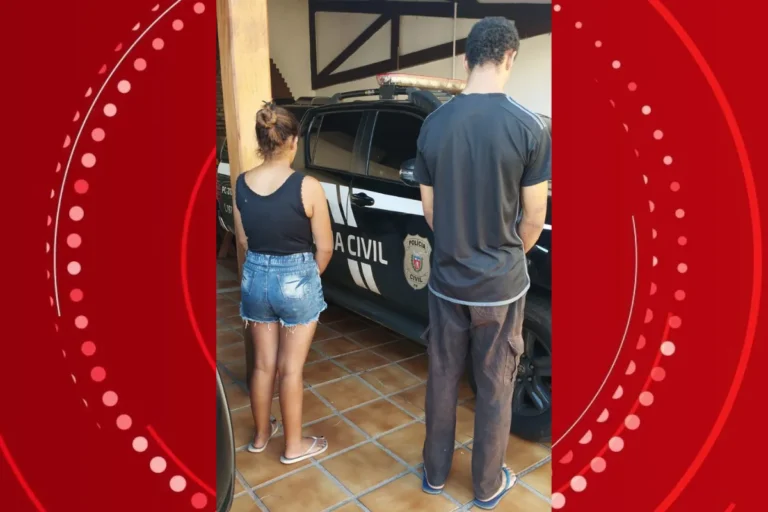 Luzes de polícia em cena de crime noturna, investigação de assassinato