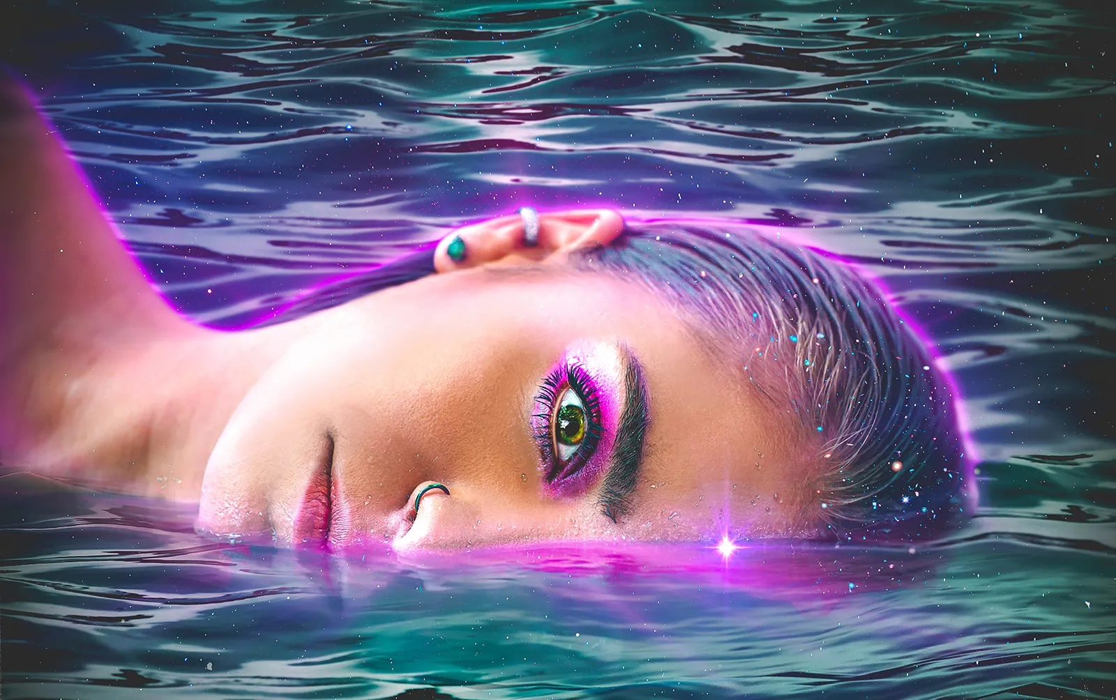 Julia Vargas, capa do álbum D'água, cantora brasileira, R&B, soul, rock