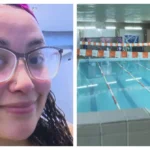 Médico perito analisando pulmão com lesões graves