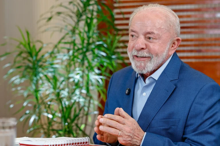 Lula em coletiva de imprensa sobre o Ministério da Segurança Pública