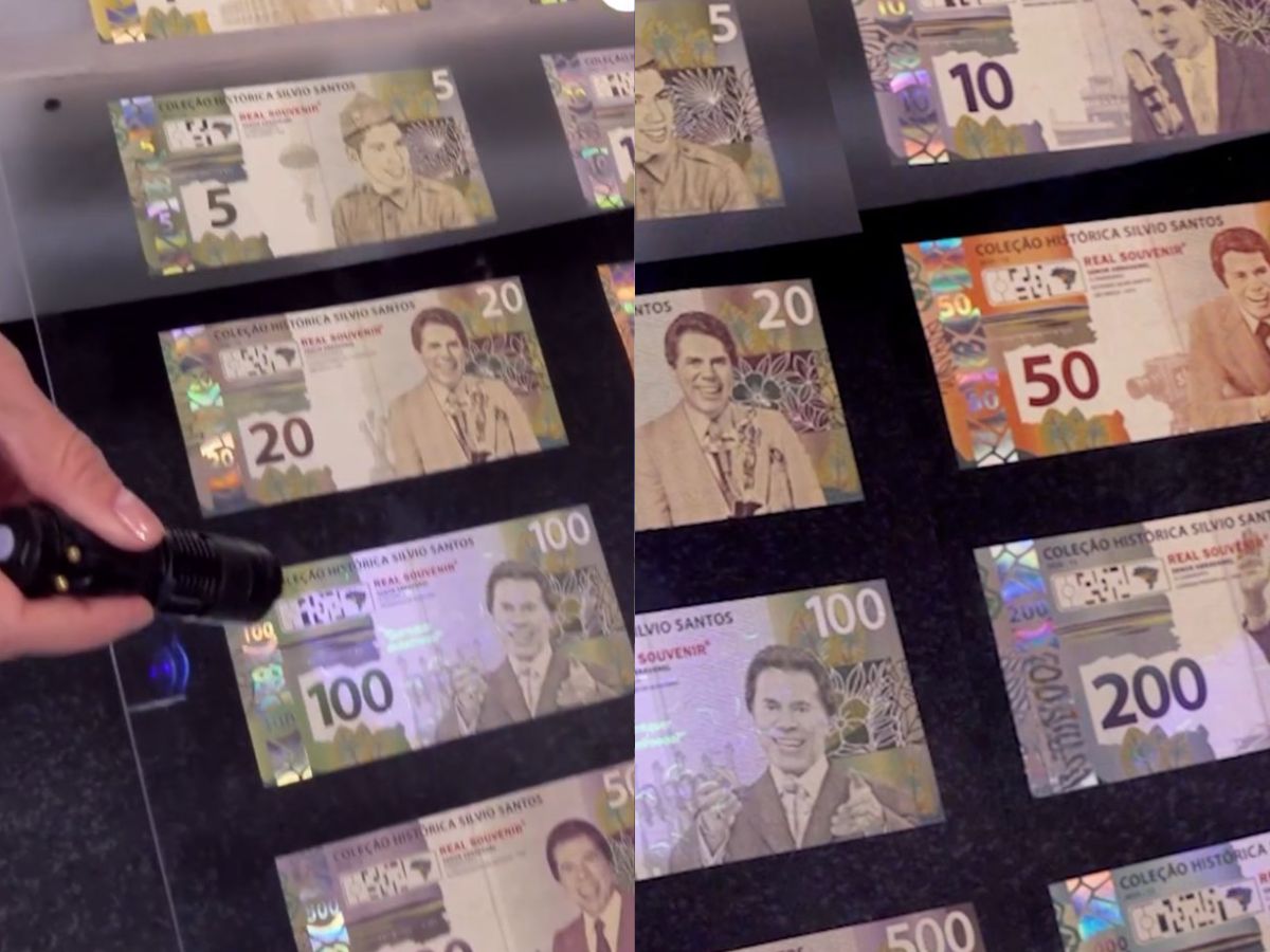 Coleção de cédulas Silvio Santos comemorativas, lançamento SBT