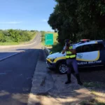 Viaturas da Polícia Rodoviária em operação para coibir infrações e garantir a segurança nas estradas do Oeste Paulista.