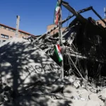 Cidade iraniana com sinais de conflito