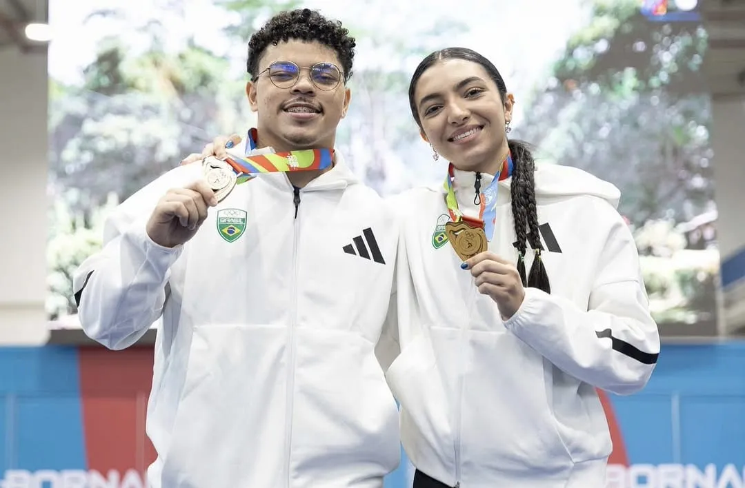 Emily Kuster e Isaac Corrêa, Maranhenses no LPO, medalhas de ouro e bronze.