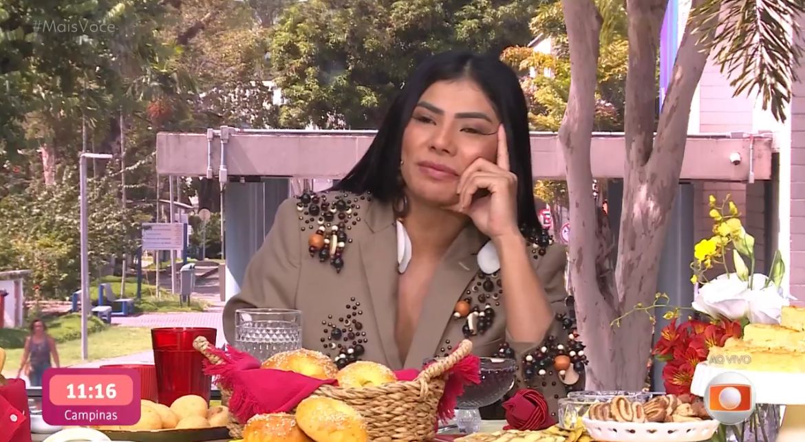 Marciele BBB26 entrevista Mais Você Jordana comentários comida banhos