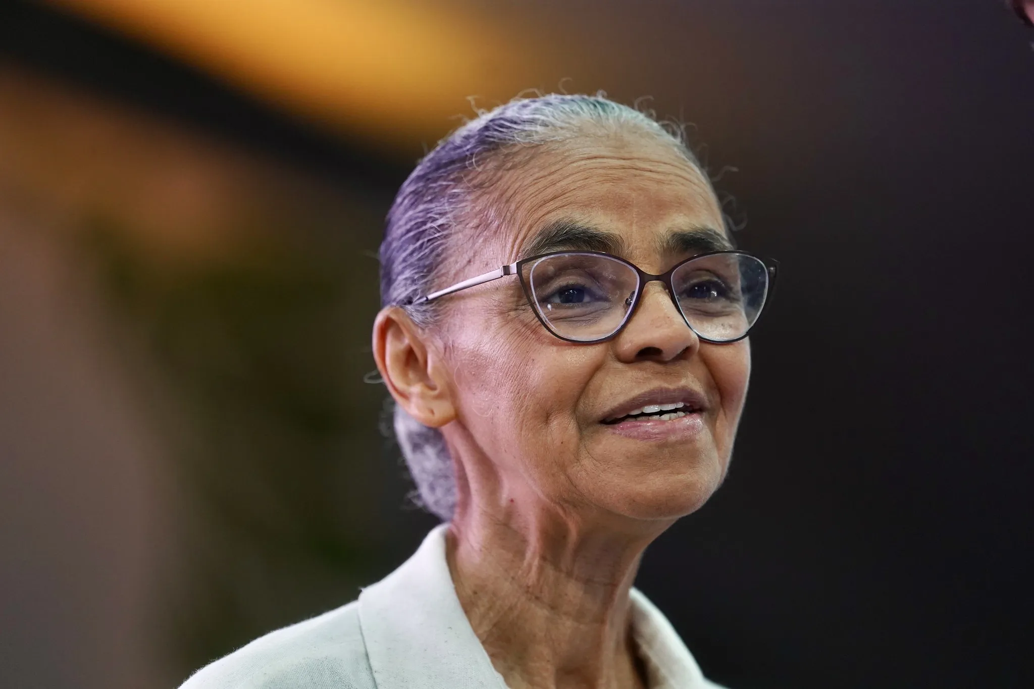 Marina Silva discursando, política, eleição, Senado, São Paulo, Rede Sustentabilidade