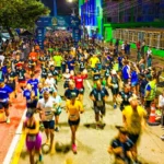 Meia Maratona Balneário Camboriú, corrida na praia, atletas correndo em Balneário Camboriú, esporte em Santa Catarina