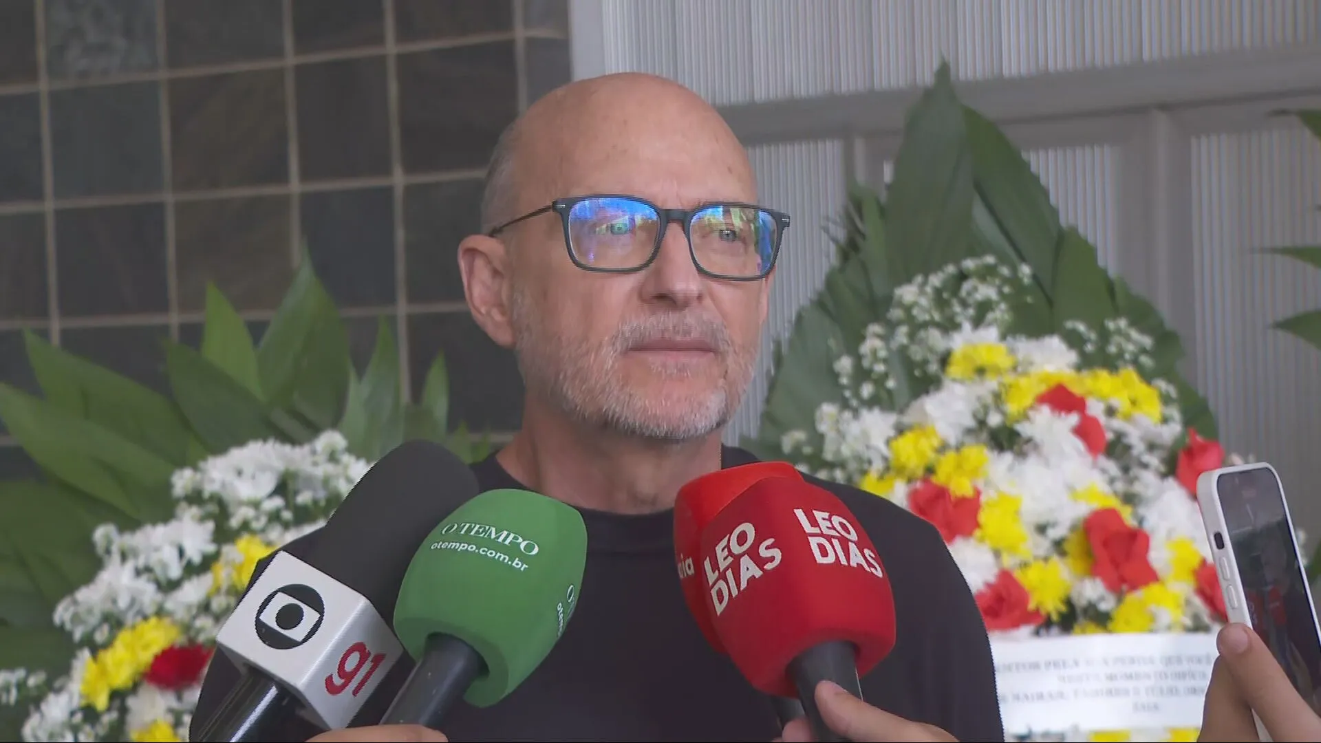 Foto do velório de Gerardo Renault, pai de Ana Paula Renault, em BH