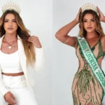 Foto da Miss Maiara Cristina de Lima Fiel, 31 anos, com vestido de gala, sorrindo, antes de sua morte precoce.