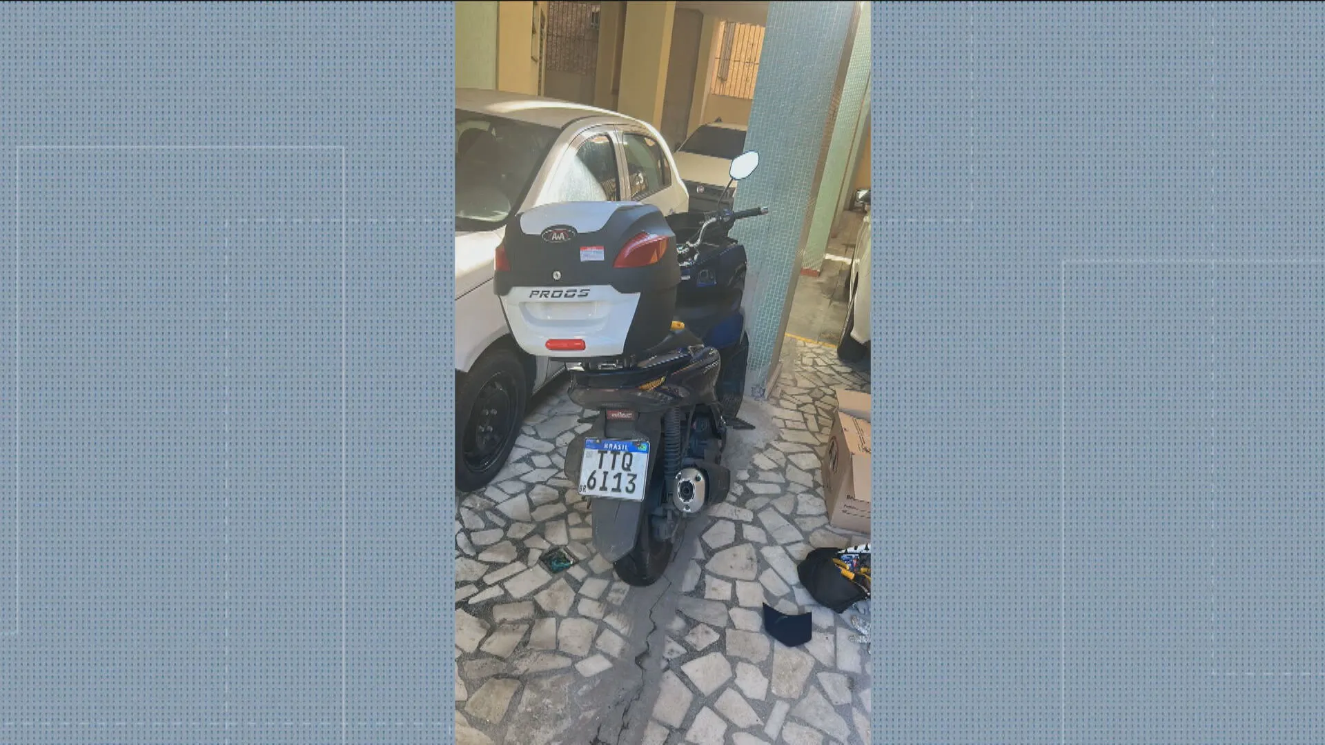 Motociclista de aplicativo com moto roubada em Duque de Caxias