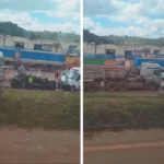 Acidente BR-040 Congonhas carro carreta morte