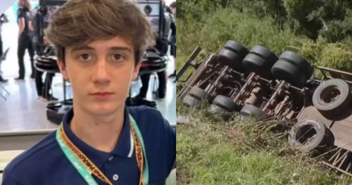 Engavetamento na BR-277 com caminhão e veículos acidentados