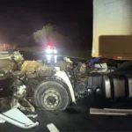 Acidente fatal entre caminhões na MGC-135 em Joaquim Felício com equipes de emergência