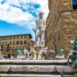 Fonte de Netuno Florença Itália, estátua Bartolomeo Ammannati