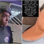 Câmera corporal de PM registrando ocorrência com demora no resgate em São Paulo.