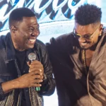 Naldo Benny e Netinho de Paula em estúdio, gravando músicas do Negritude Junior.