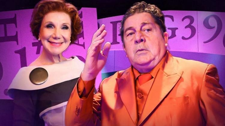 Stepan Nercessian sorrindo com moradores do Retiro dos Artistas