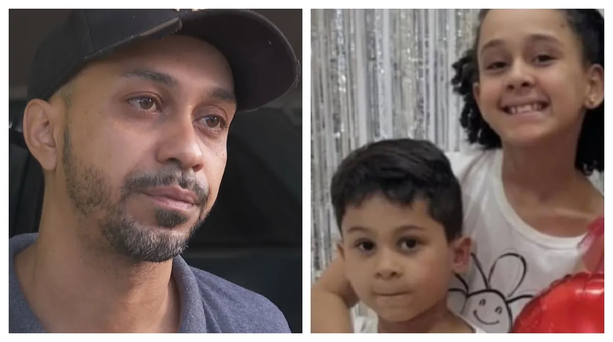 Homem adulto com expressão séria, simbolizando a dor e a preocupação de um pai após um acidente grave envolvendo sua filha.